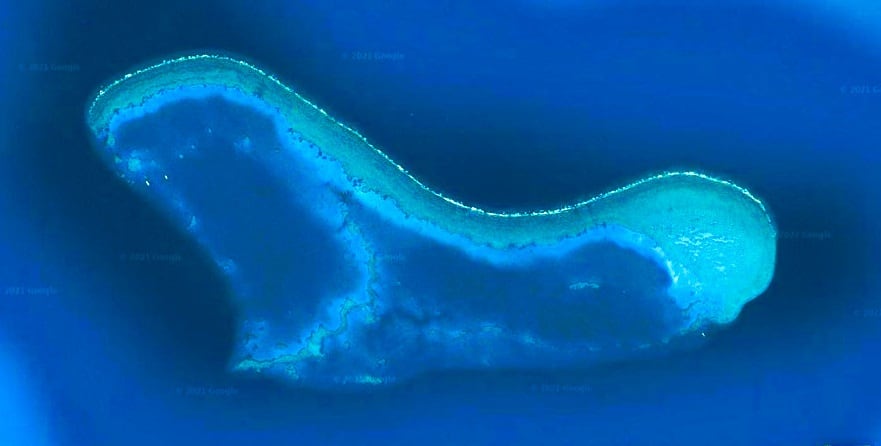 Sataya reef vue du ciel